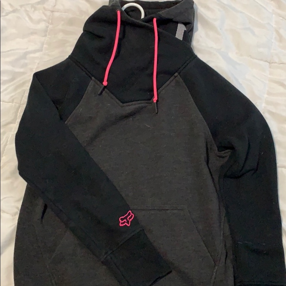 Fox cowl neck sweatshirt- like new